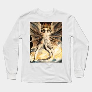 William Blake - The Great Red Dragon and the Woman with the Sun, ca. 1803-1805 Long Sleeve T-Shirt